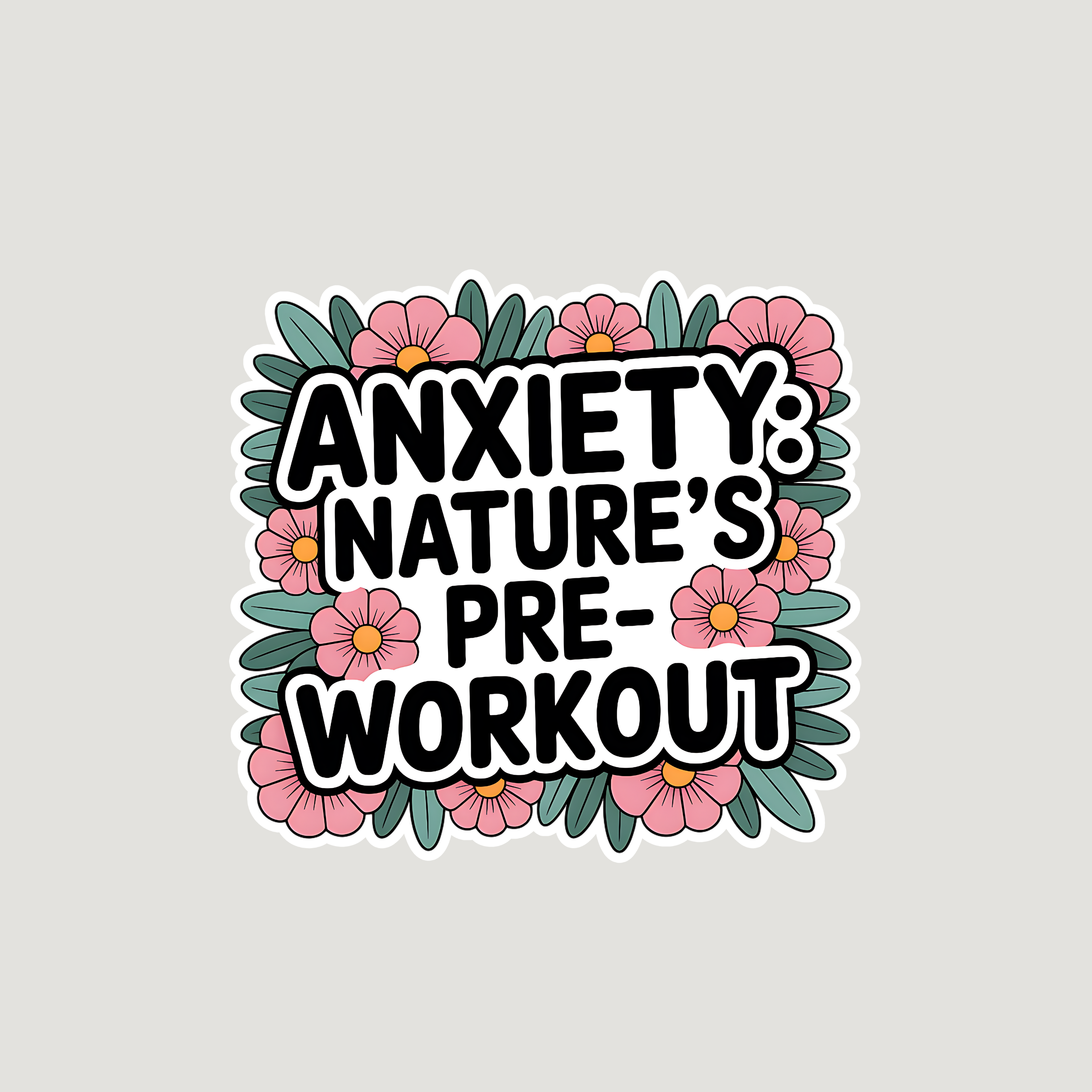 Nature's PreWorkout Sticker